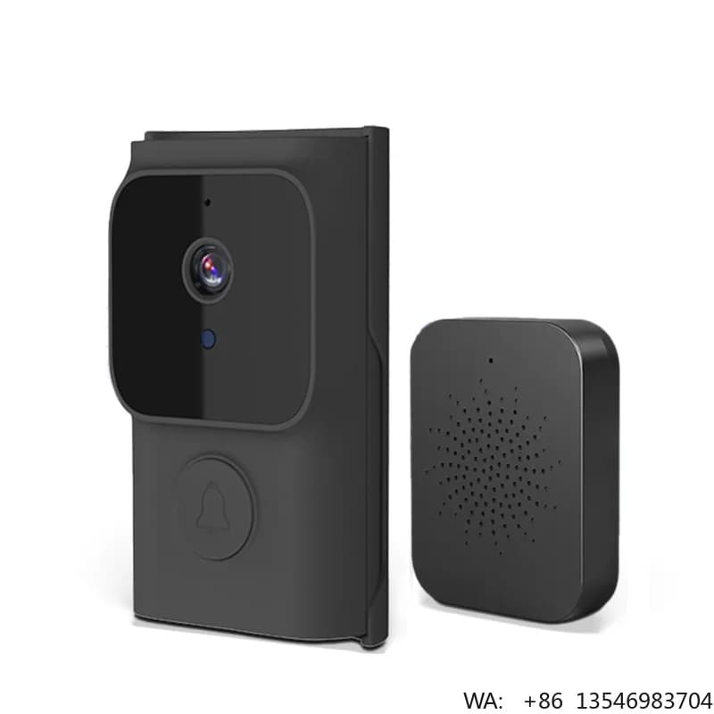 Campanello Wireless Intelligente SIXWGH Tuya con Telecamera per Visione Notturna, per Hotel, Esterni e Garage, Videocitofono WiFi HD