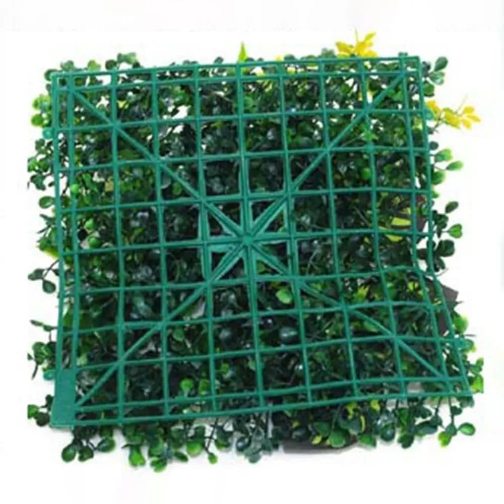 DIY Artificial Plant Wall Panel Lifelike 25*25cm Artificial Eucalyptus Carpet Durable No Watering Artificial Fern Grass