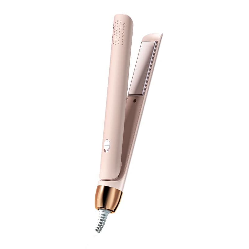 2-in-1 Hair Plate and Mini Hair Clips Portable with Negative Ions and Anti-scotting Ceramic Coating for Women