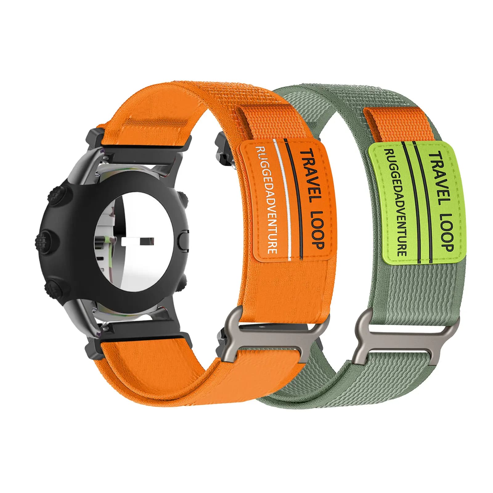 2 fascette in nylon con velcro per cinturino Suunto CORE