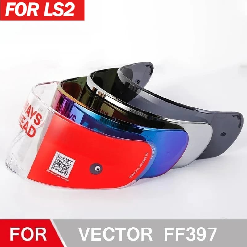 Per LS2 FF397 FF801 Visiera per casco moto Trasparente Fumo scuro Scudo multicolore Vizard Adatto per LS2 VECTOR Caschi Lente