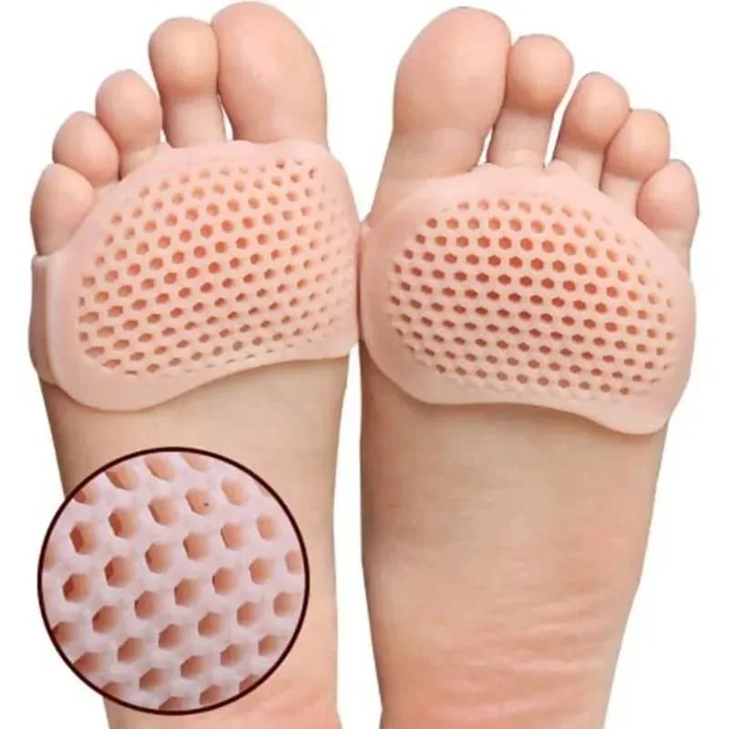 2 pz Cuscinetti Metatarsali In Silicone Separatore Della Punta Sollievo Dal Dolore Rilievi Del Piede Plantari Massaggio Del Piede Solette Avampiede Calzini Strumento di Cura Del Piede