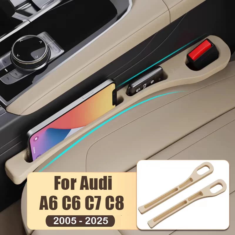 Per Audi A6 C6 C7 C8 2005 - 2018 2019 2020 2021 2022 2023 2024 2025 Seggiolino auto Striscia a prova di perdite Cucitura laterale Organizer Accessori