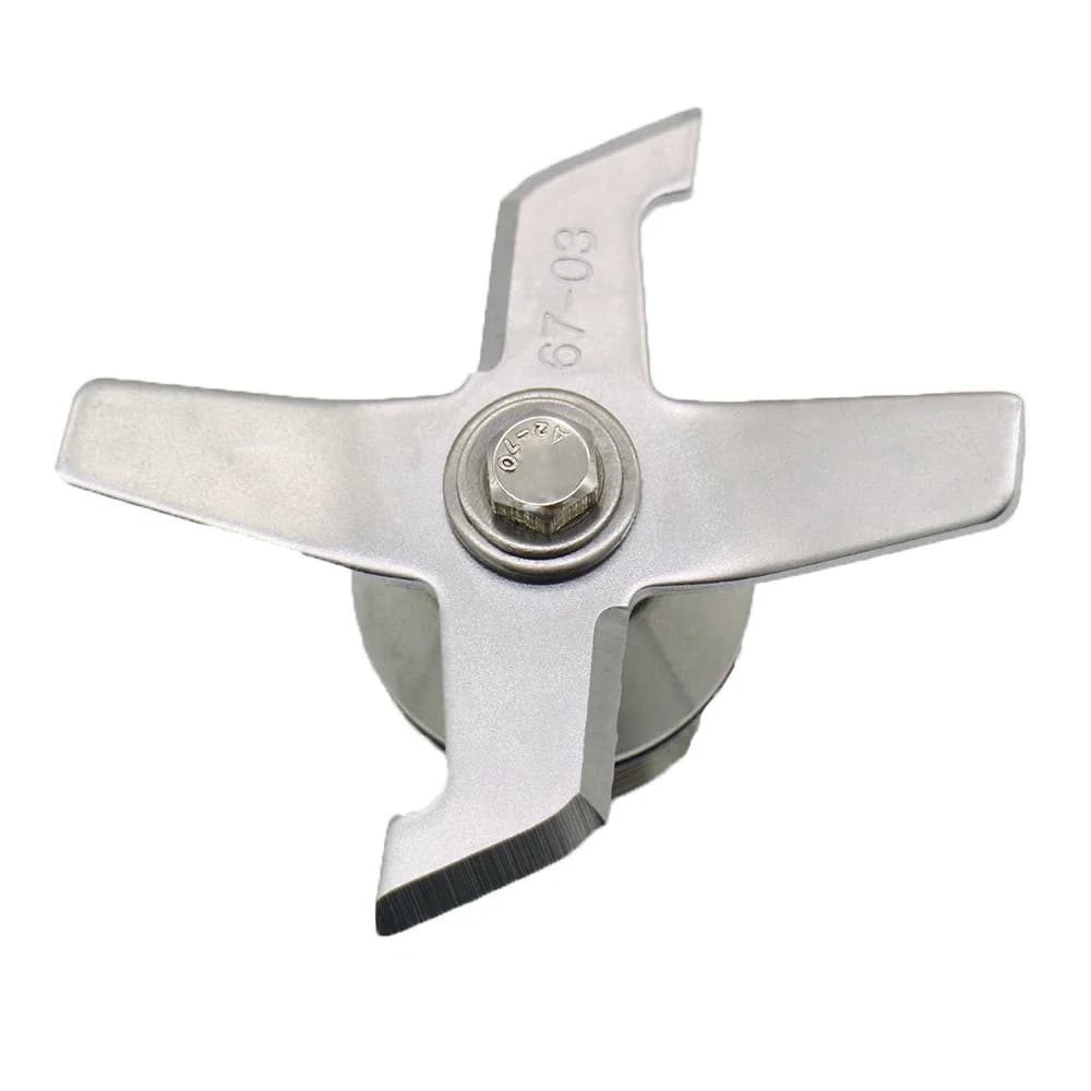 Acciaio inossidabile temprato quattro miscelazione e taglio per TWK jtc 767 800 lame coltello tritaghiaccio per spremiagrumi frullatore parti 67-03