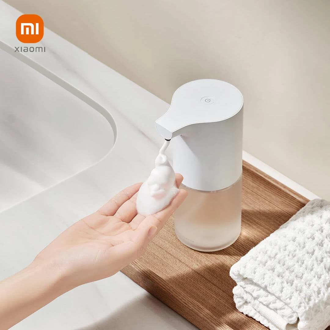Dispenser di Sapone Schiumogeno Xiaomi Mijia 1S, Ricaricabile USB, Macchina Automatica a Induzione per Bagno e Cucina