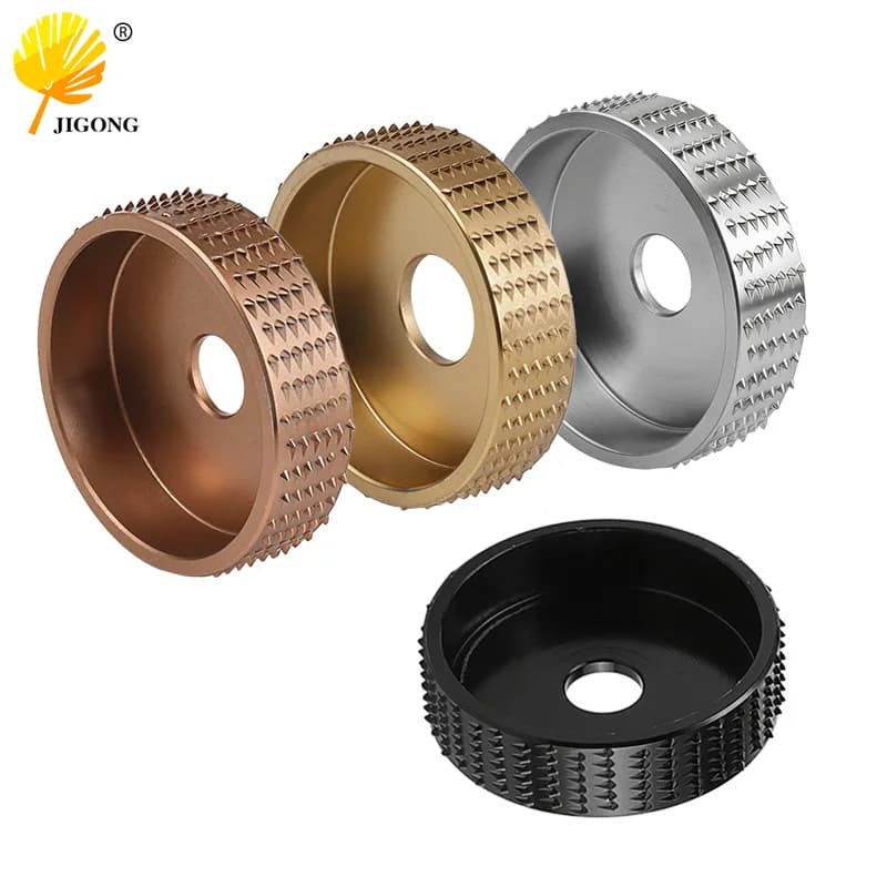 Round Wood Angle Grinding Wheel Sanding Carving Rotary Tool Abrasive Disc 75mm Angle Grinder Rasp Wheel Tungsten Carbide Coating