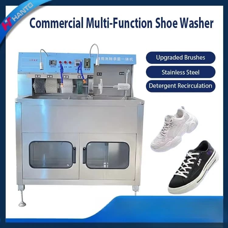 Home Automatic Shoe Washing Machine Multifunctional Shoe Cleaner Fast Upgraded Brush Stainless Steel for Sneakers Running Shoes