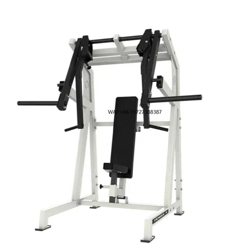 High Quality Commercial Anti-Slip Footplate Plate-Loaded Professional Free Weight RELOADED LEVER ROW Machine with Ergonomic Grip