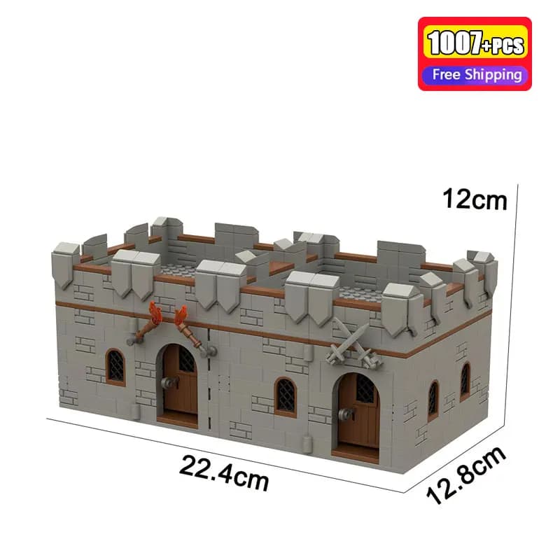 Medieval Armory Building Blocks Military Scene Construction Toy Set DIY Educational Bricks For Boys Children Christmas Gift