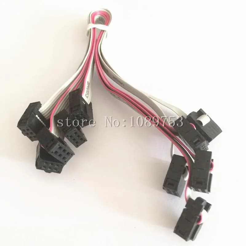 10 pcs FC-6P Pin For Arduino DIY Extension IDC Flat Ribbon Cable Wire 10 cm