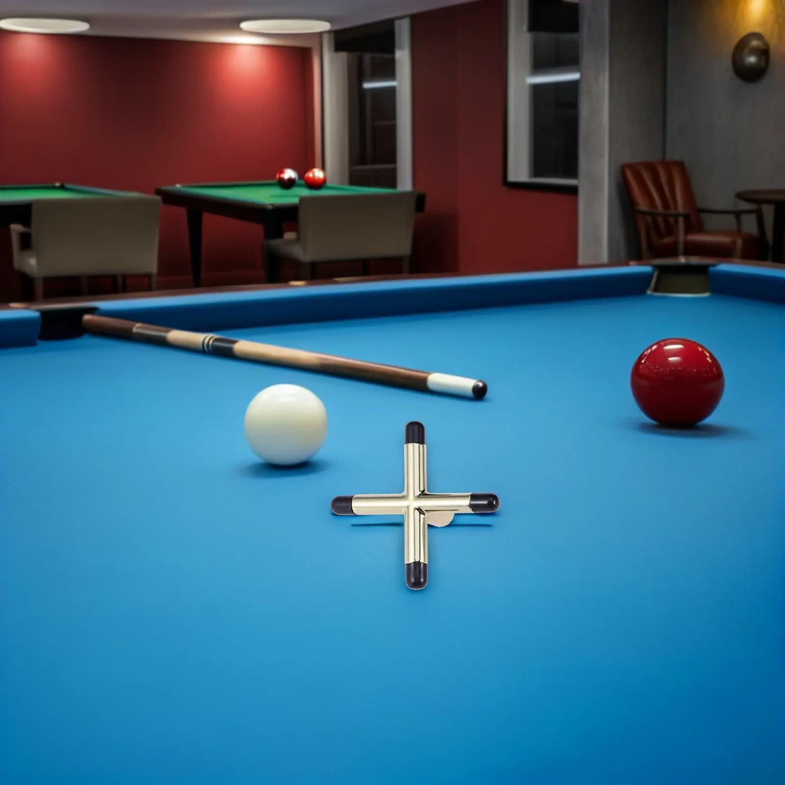 Professional Pool Cue Rack Bridge Head Stable Snooker Billiard Cue Holder Pocket Storage Pool Table Supplies Accessory
