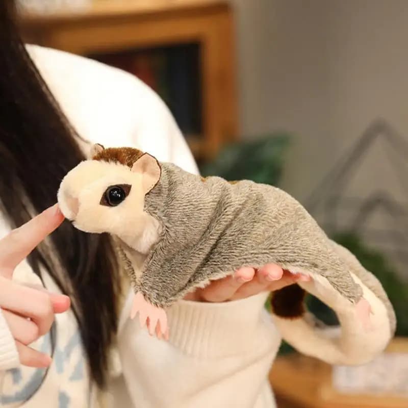 Plush Animals Cute Kids Stuffed Animals Flying Squirrel Plush Doll With Magnets Realistic Cuddly Soothing Companion Toy For