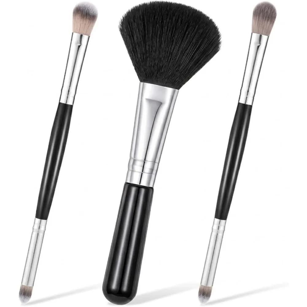 Set of 3 Small Anti-Static Electronic Dust Cleaning Brushes for Keyboards, Computers, and Laptops