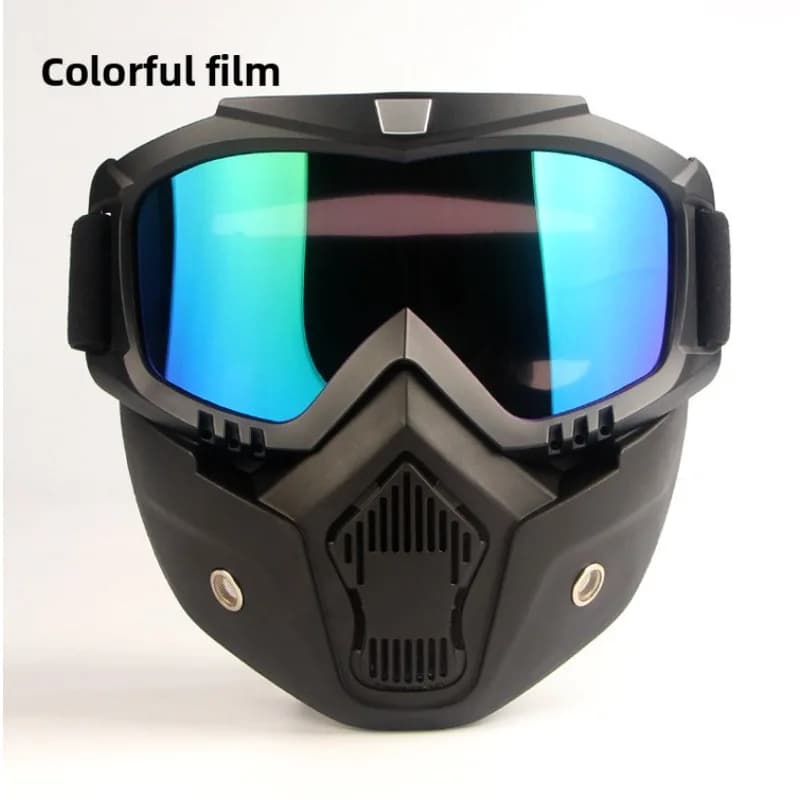 Occhiali per Paintball e Airsoft, Attrezzatura Tattica Adatta per Paintball, Tiro, Sci, Ciclismo, Maschera Integrale