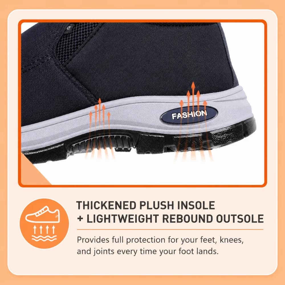 Ultra Soft Women's Winter Shoes Cozy Inner Cold Proof Platform Slip On Shoes Non-slip Comfort Walking Shoes For Daily Wear