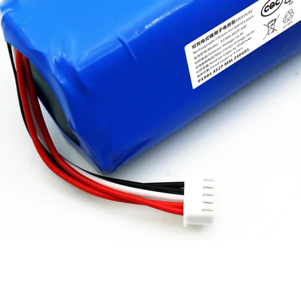 Batteria ricaricabile da 14,4 V 5600 mAh per robot spazzante Ecovacs Deebot T5 T8 T9 T10 T20 X1 X1Omni X1turbo.