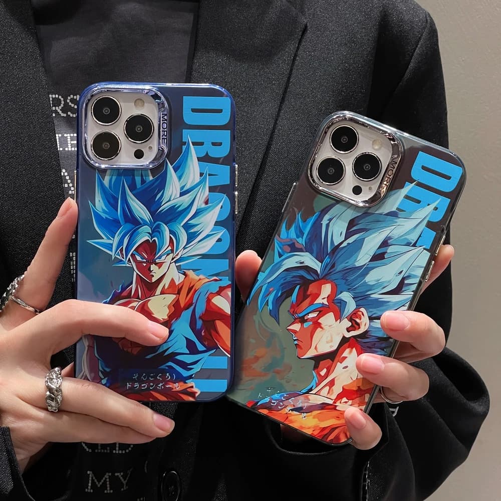 Fashion Cool Japan Anime D-Dragon Ball Son Goku Saiyan Phone Case For iPhone 17 16 15 14 13 Pro Max Shockproof Hard Cover