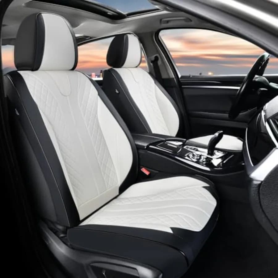 Waterproof Front Covers in Ecopelle for Car, Universal Protective Cushion for Seats, Accessories