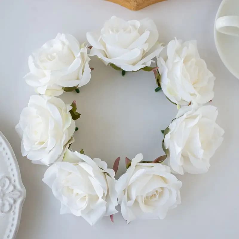 5/10 pz Fiori Artificiali in Seta a Forma di Rosa per Esterni, Giardino, Arco, Casa, Feste, Matrimoni, Bouquet da Sposa, Decorazione Murale, Fai da Te, Regalo, Scatola di Caramelle - Offerta Imperdibile