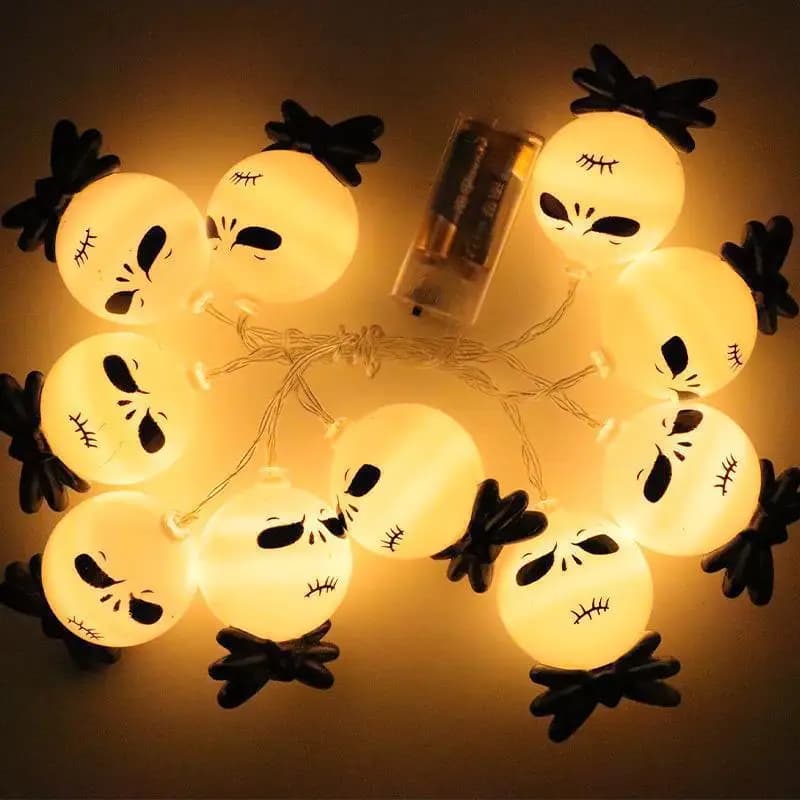 1.5M10Led Halloween Spettrale Spettro Lucine Decorazione Festa Decorazioni di Halloween per la casa 2025 Halloween Incandescente Decor