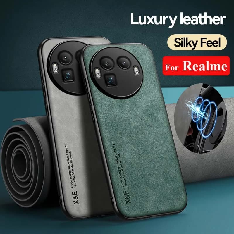 Custodia antiurto per Realme GT8 Pro Custodia protettiva Supporto magnetico per auto Telefono Coque Fundas per Realme C85 Pro C85 GT8