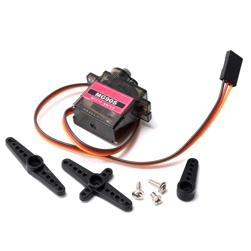 5/10/20pcs MG90S Metal Gear Servo 180-360 gradi adatto per veicolo elicottero auto camion Buggy Robot aereo aereo