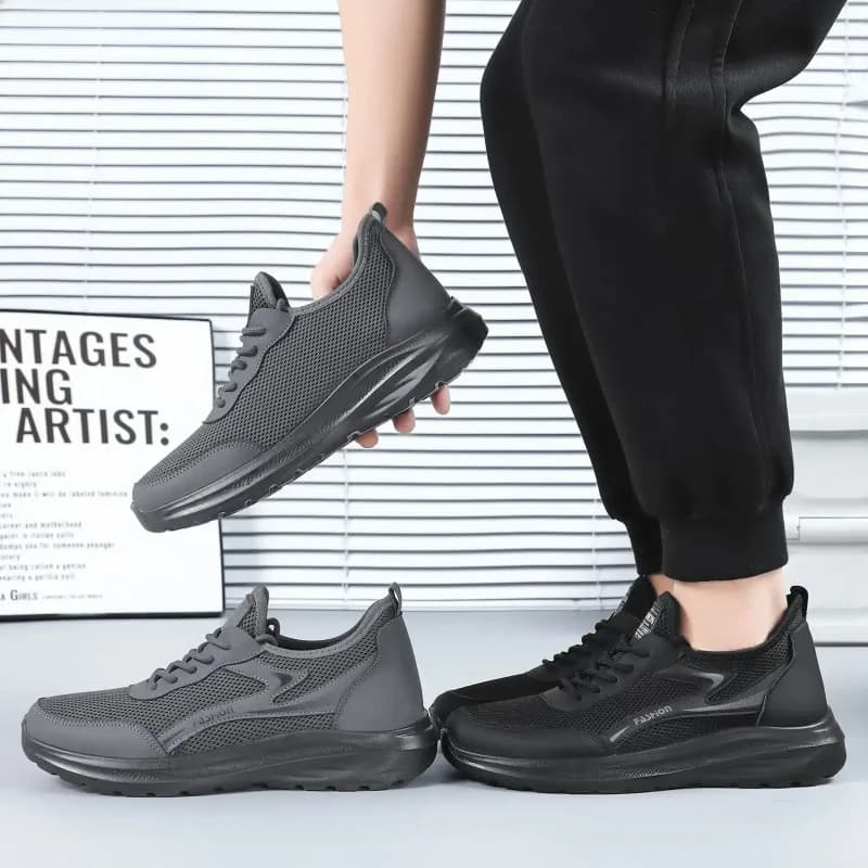 2026 New Men Casual Shoes Breathable Mesh Sneakers Lightweight Outdoor Sport Running Shoes Comfortable Walking Footwear