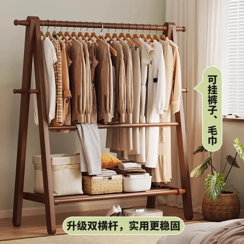 Floor Hanging in Solid Wood, Bedroom Drying, Living Room