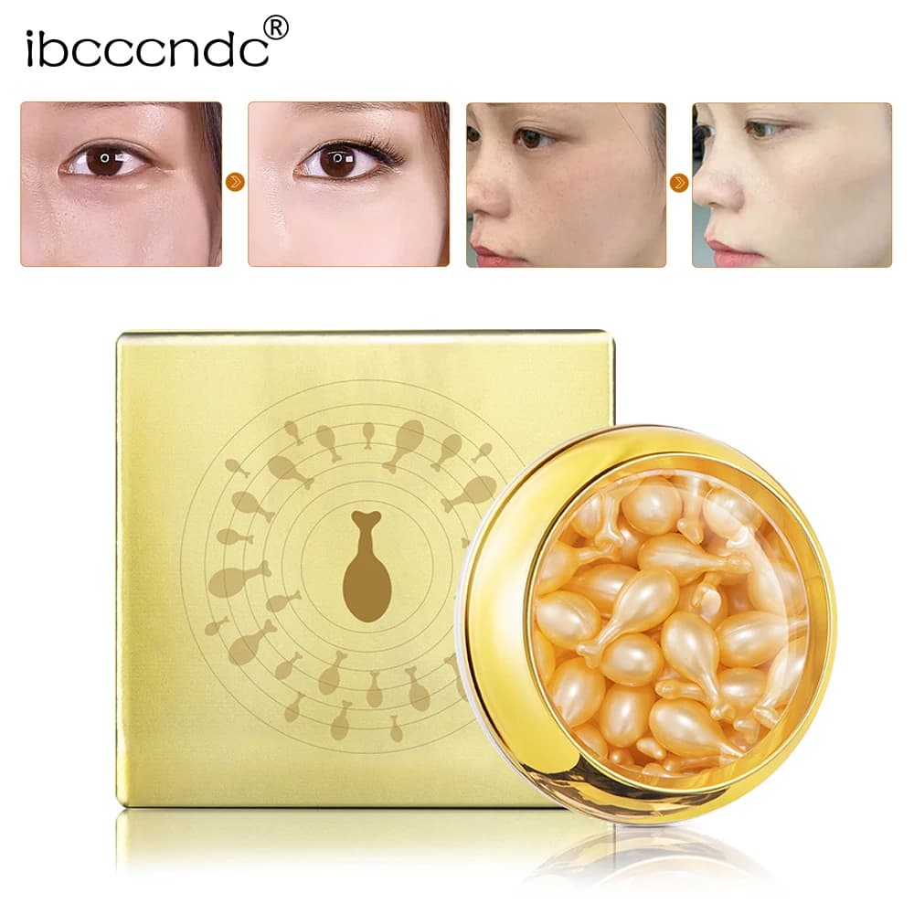 Retinol Capsula Essence Viso Illumina Siero Hydratante Nutriente Vitamin E Siero Viso Hyaluronic Acid Skin Care