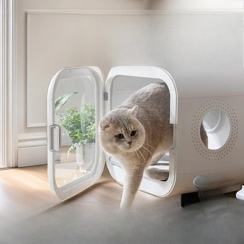 Pet Drying Box Automatic Drying Machine for Cats Silent Water Dryer for Home Use Small Dog Bath Hair Blower