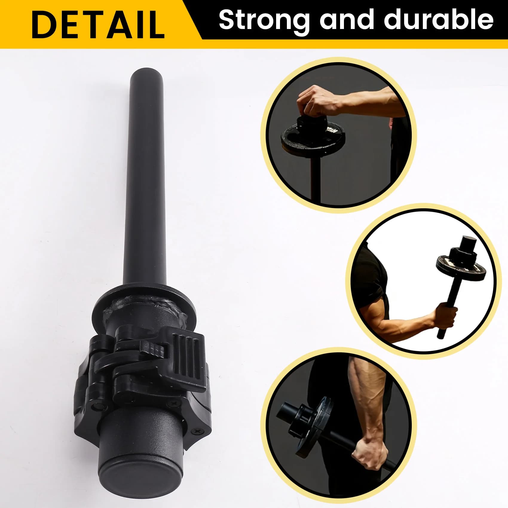 FSTE-Wrist Strengthener Forearm Exerciser, Grip Training Device , Strength Workout Gear, For Common Weight Plates