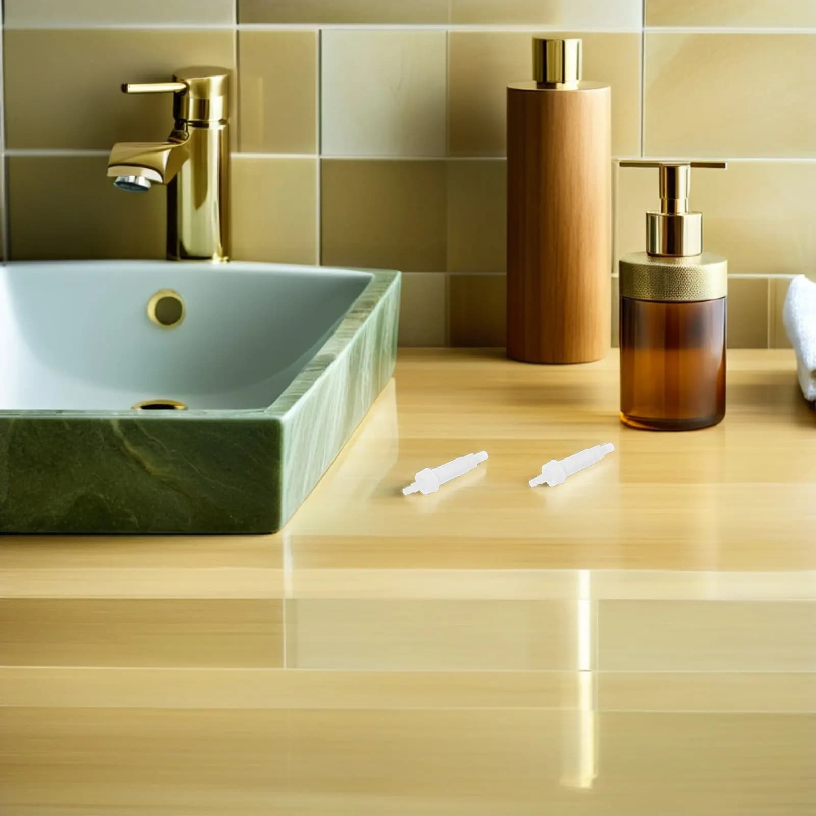 10 Pezzi Testine di Ricambio Universali per Dispenser di Sapone Schiumogeno, Shampoo, Balsamo e Lozione per Lavabo e Bottiglie