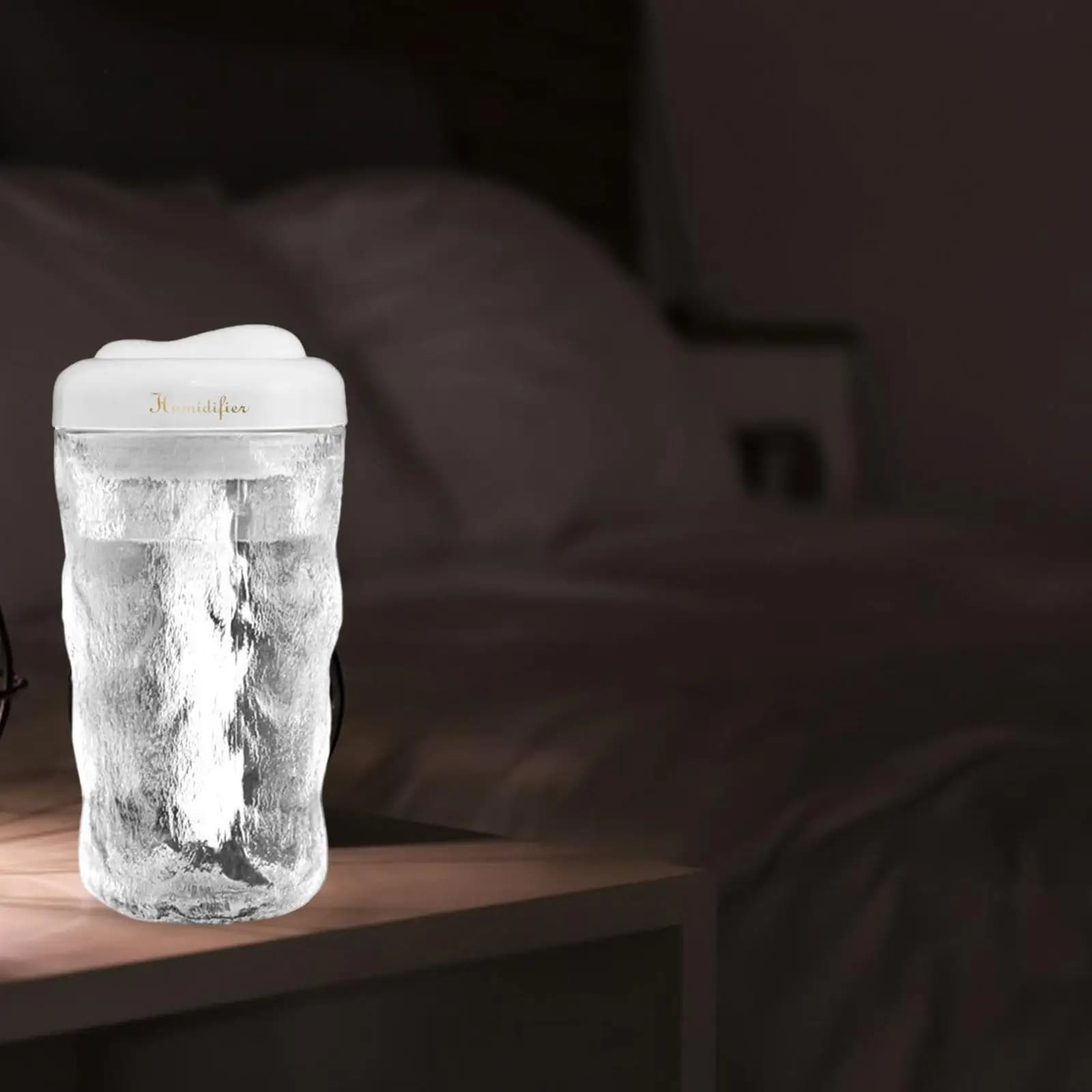 Portable Mini Humidifier Night Light Small Air Humidifier USB Personal Desktop