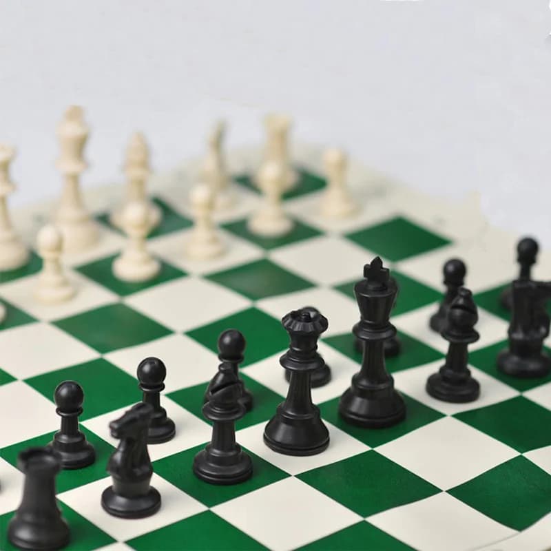 Ajedrez-Set di scacchi medievali per bambini, nuovo gioco di scacchi, King High, 97 mm, 77 mm, 64 mm, senza scacchiera, 32 pezzi, gioco di giocattoli