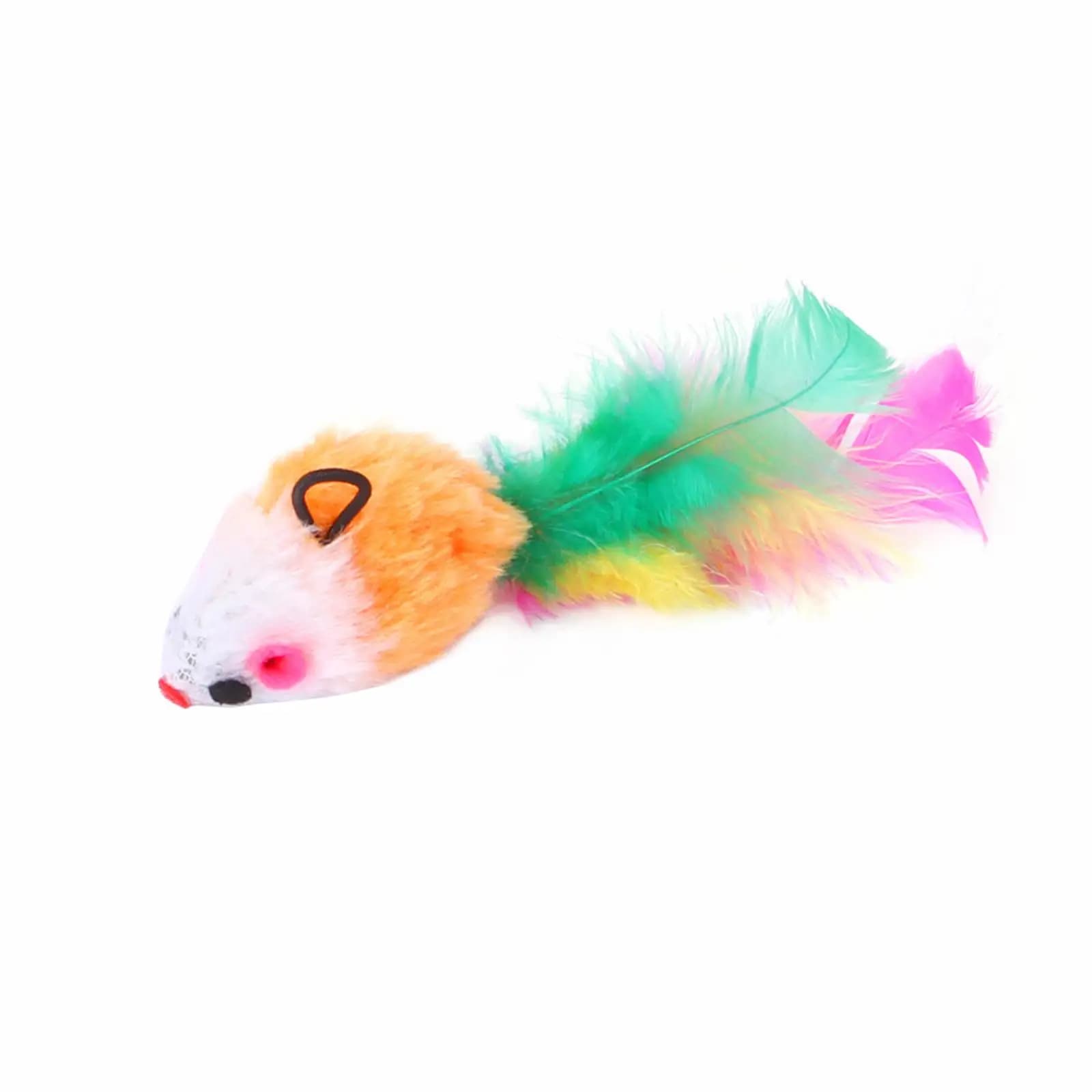 Set of Interactive Toys for Cats to Hang at the Door with Elastic Corda and Feather for Exercise and Entertainment of the Cats