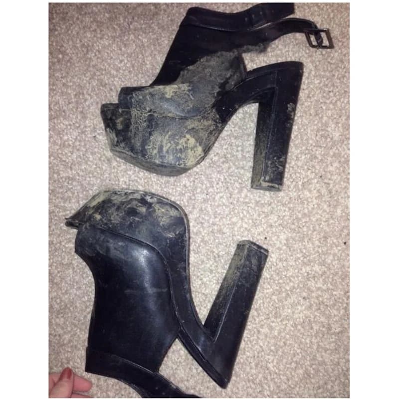 Sandali con Plateau in Pelle Nera Opaca, Punta Aperta, Tacco Grosso, Sexy e alla Moda, Scarpe Estive Casual da Donna, Taglie Grandi, Zapatillas Mujer