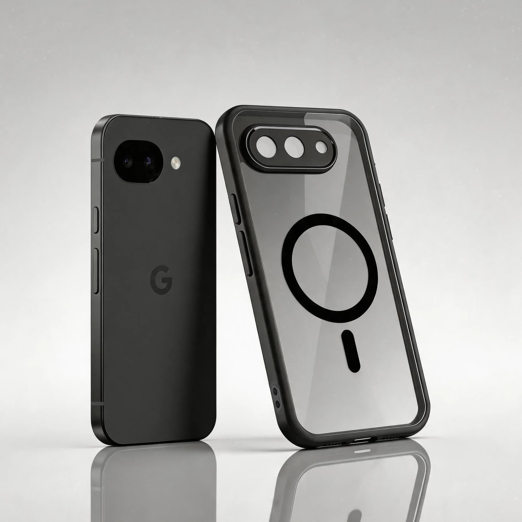 Magnetic Phone Case Google Pixel 10 Pro XL for Magsafe wireless charging, shockproof, matt, for Pixel 10A