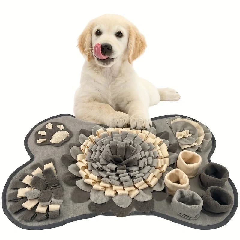 Tappetino per sniffare animali domestici per cani, tappetino da addestramento interattivo durevole per alimentazione lenta per cani per abilità di foraggiamento e alimentazione lenta