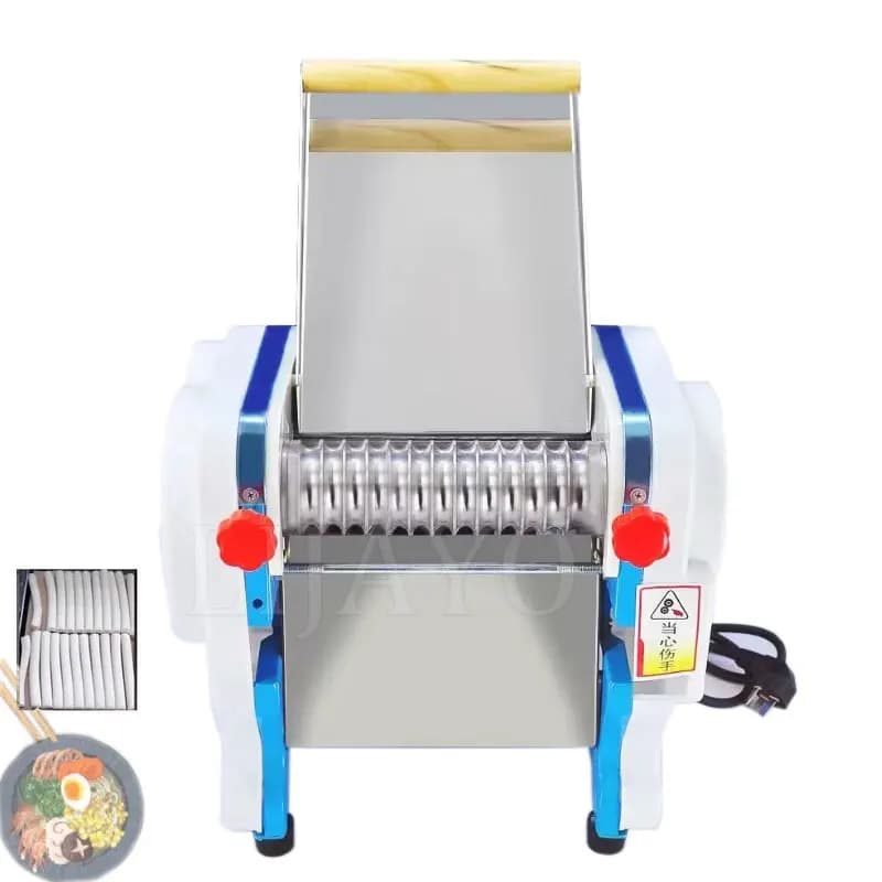 Impastatrice commerciale per noodle Pressa elettrica per noodle Rullo per impasto Macchina per gnocchi di pasta da tavolo in acciaio inossidabile