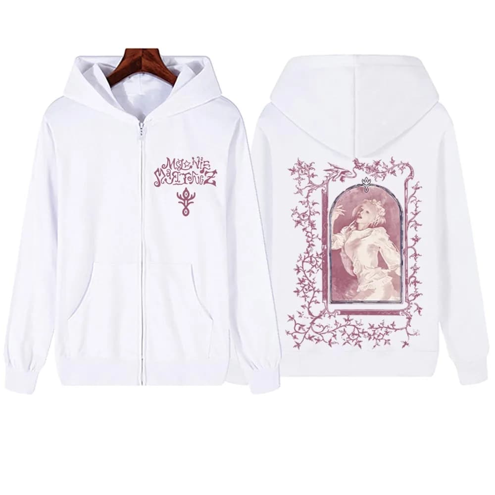 Felpa con Cappuccio e Zip Hades Melanie-Martinez 2026, Pullover Unisex Stile Harajuku, Manica Lunga, Abbigliamento Streetwear