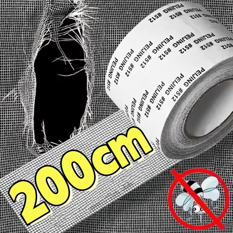 Nastro di riparazione dello schermo della finestra Schermo Fori rotti Patch di riparazione Adesivi Porta dello schermo Nastro a rete impermeabile autoadesivo anti-zanzara