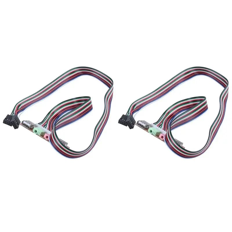 Cavo Microfono Audio USB per PC ABLN-2X con Supporto per Pannello Frontale