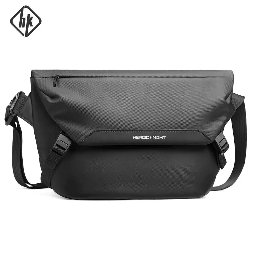 HK Borsa a tracolla idrorepellente Borse da uomo Borse a tracolla casual a spalla adatte per iPad da 11 pollici Borsa laterale da ciclismo all'aperto moda maschile