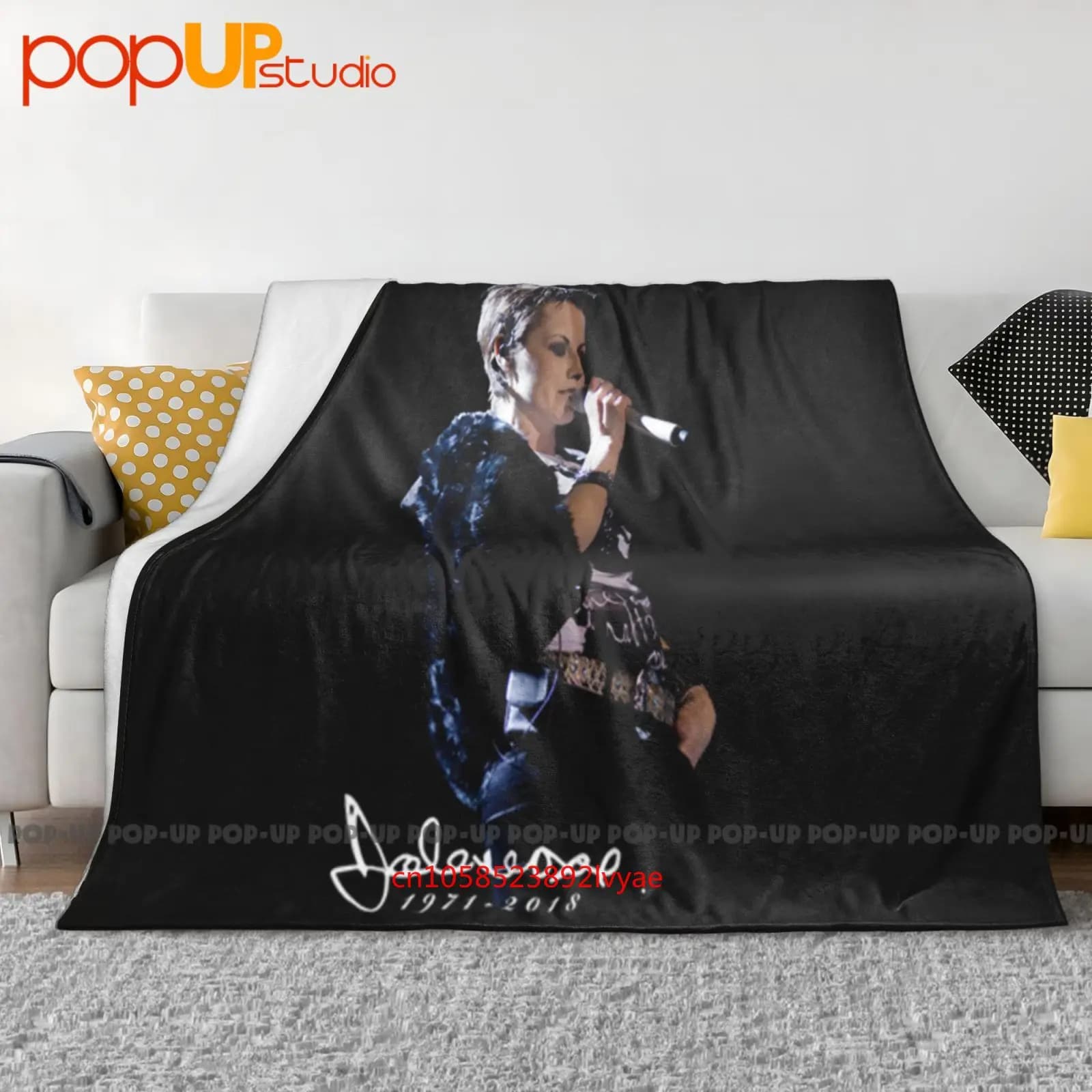 The Cranberries Dolores O'Riordan Rip Coperta ultra morbida Trapunta Copridivano invernale Copriletto