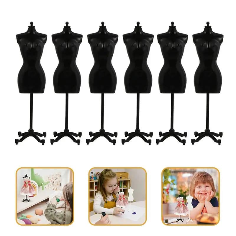 Doll dress mannequin display clothes shape support Mini holders for sewing coat hangers Rack coat hangers Jersey