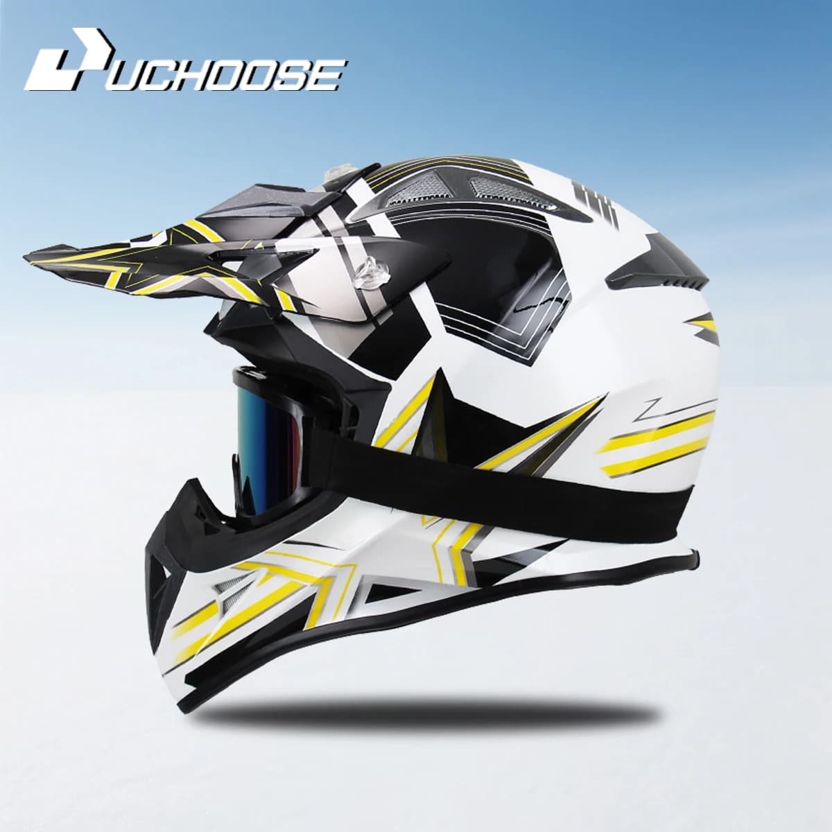 116 ATV Forest DH ATV Motorcycle Running Helmet for Mountain Bike Approved Gift Glasses DOT