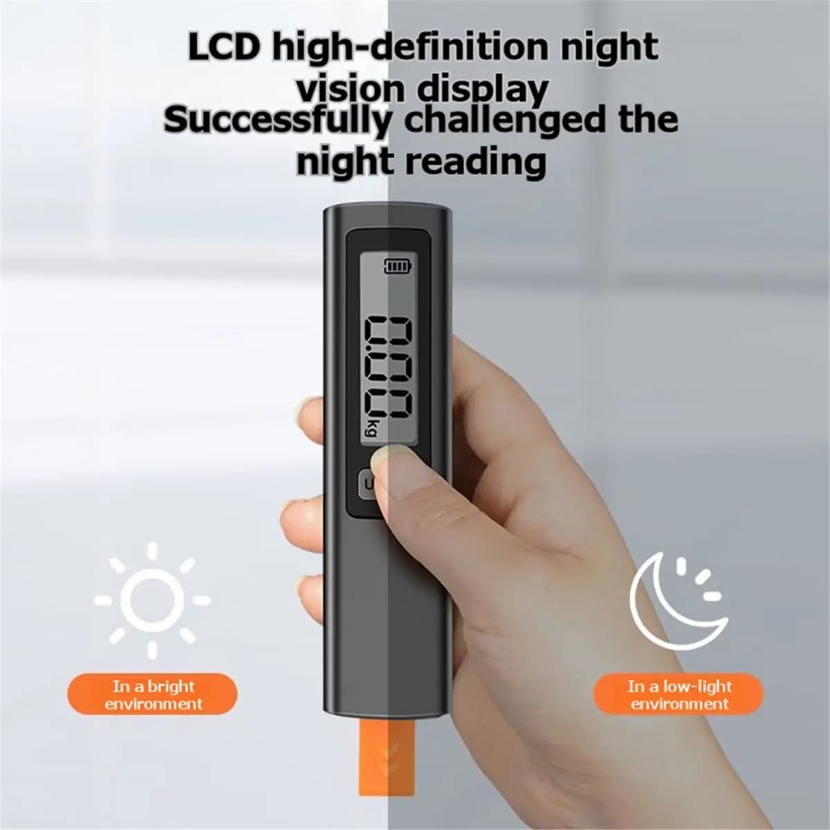 PROMOTION!Self-Generating Portable Scale Household Electronic Scale Luggage Scale Fishing Scale Spring Scale 50KG