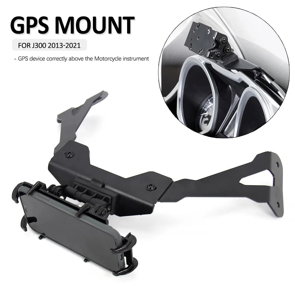 2013-2021 Moto Per Kawasaki J 300 J300 Smart Phone di Navigazione GPS Piastra Staffa Adattare Kit di Supporto 2020 2019 2018 2017 2016