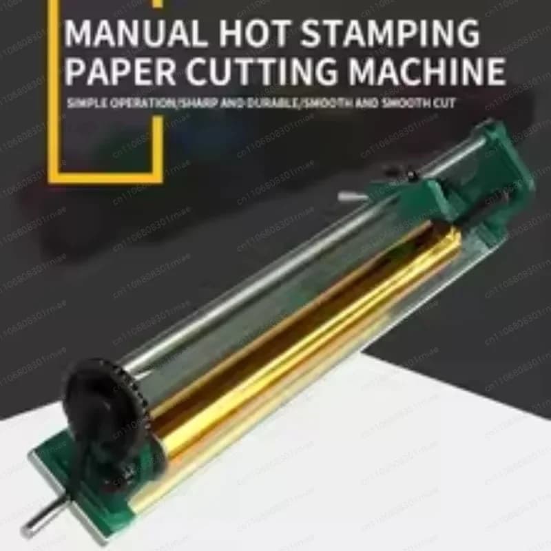 Nuova Taglierina Manuale da 32 Pollici (820 mm) per Lamina Dorata, Macchina da Taglio a Caldo per Carta, Lamina Dorata, PU e Vinile