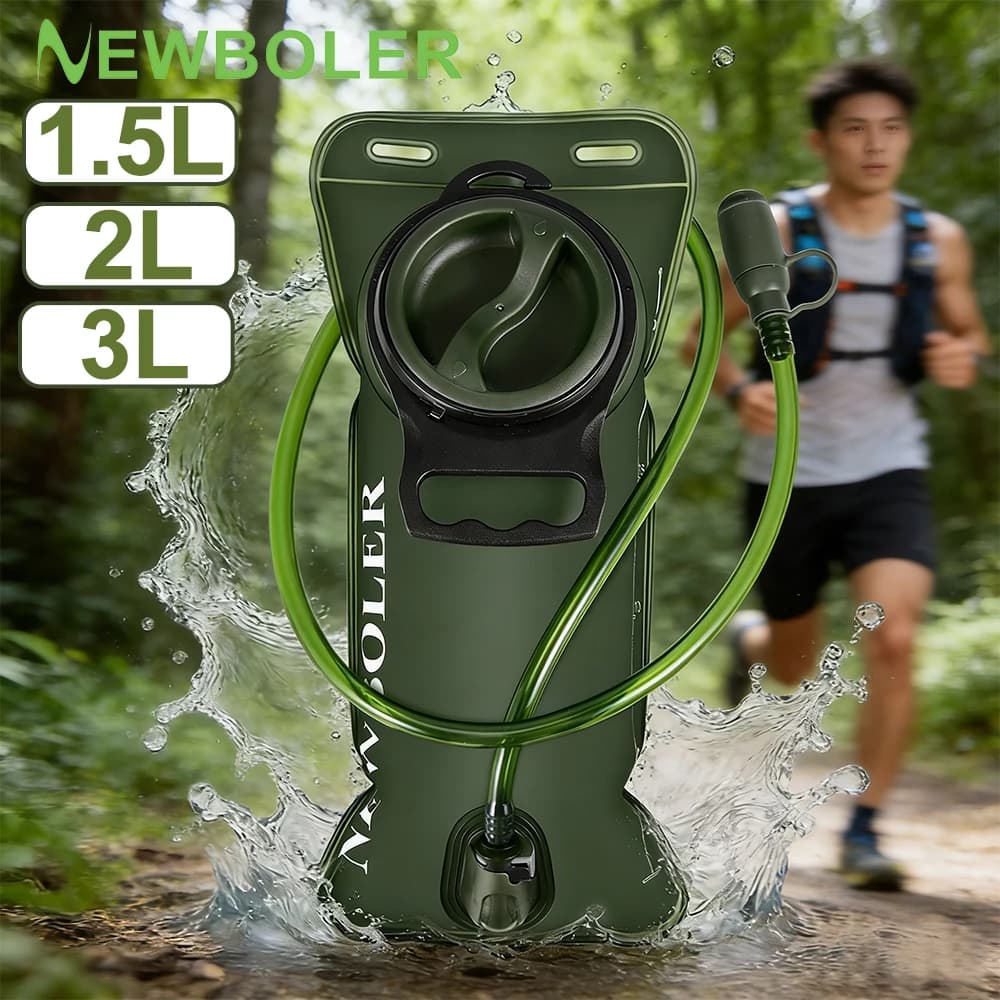 NEWBOLER Water bag, Hydrating tank, Storage bag Without BPA, 1.5L 2L 3L, Hydrating backpack for Open Race